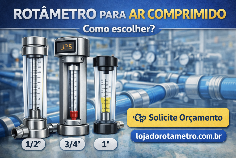 Rotâmetro para Ar Comprimido: o que é, como funciona e como escolher